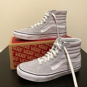 Light Gray Sk8 Hi Vans